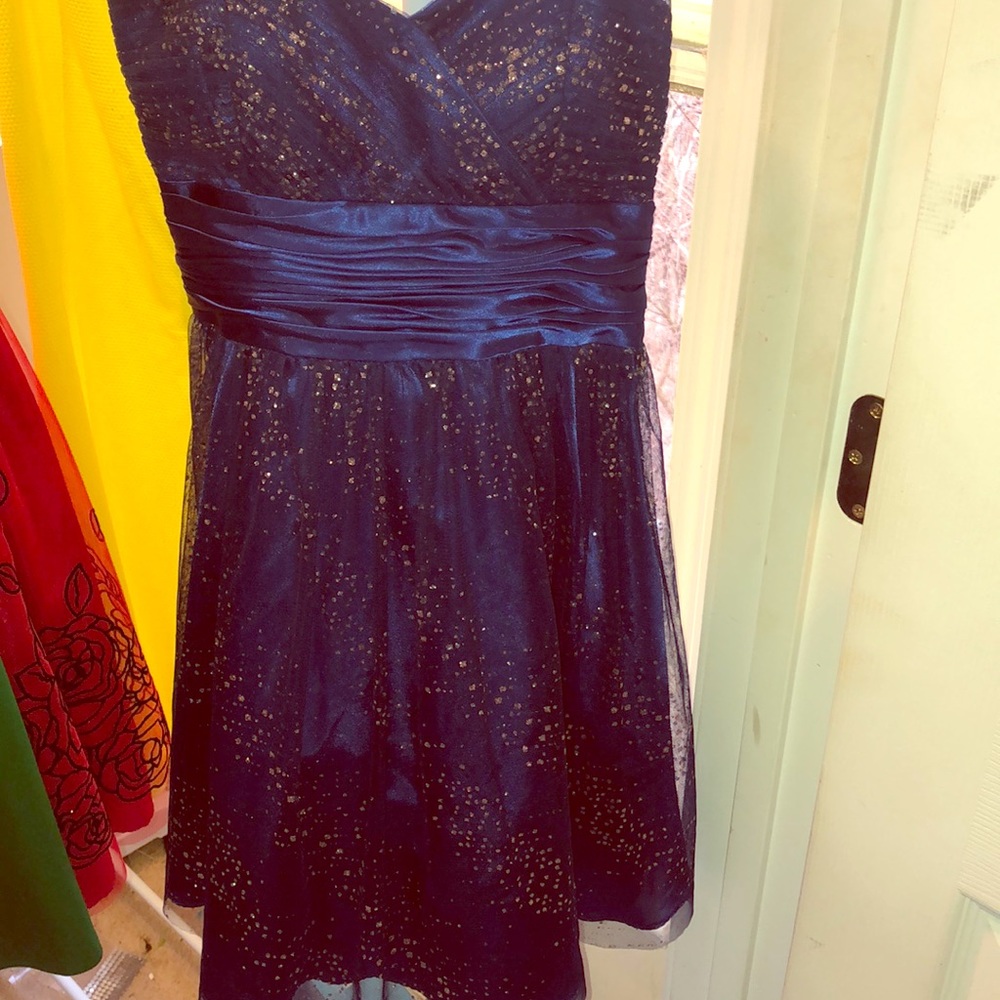 Royal blue dress